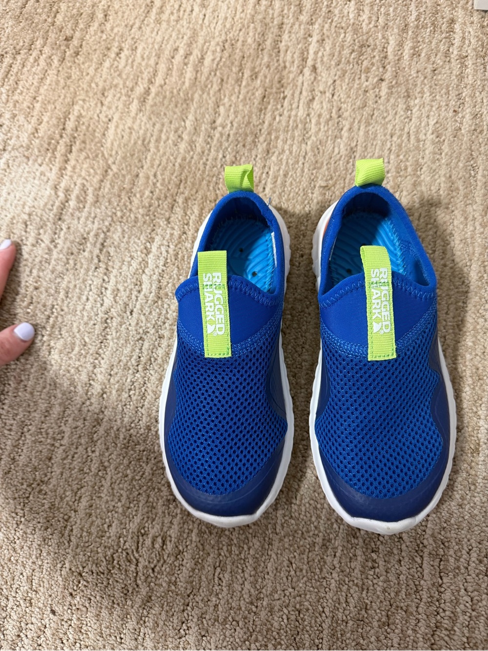 Kids' Slip-On Mesh water shoes - Blue/Neon Green - Picture 4 of 4